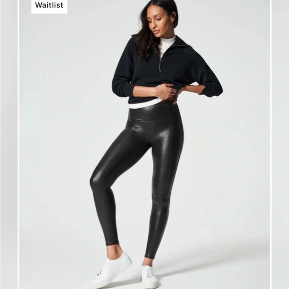 Spanx faux leather leggings - Picture 1 of 4